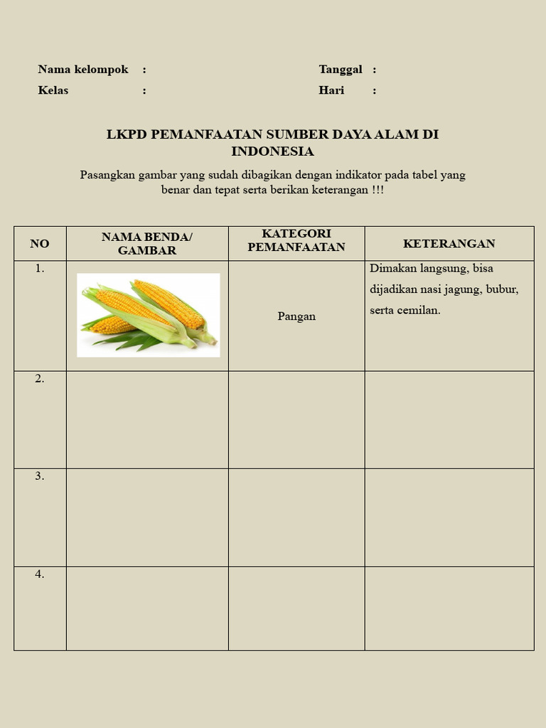 Pemanfaatan Sumber Daya Alam Indonesia | PDF