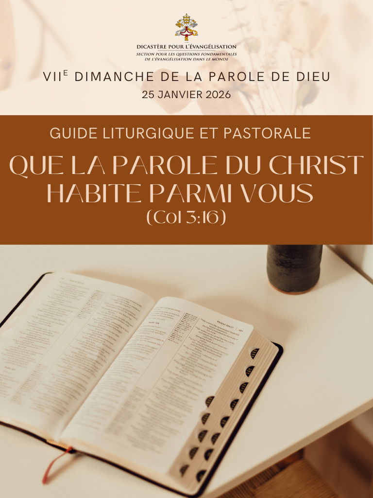 Dimanche de la Parole : Espérance et Foi | PDF | Prière | Dieu