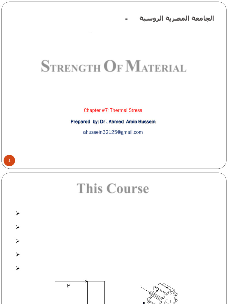 Understanding Thermal Stress in Materials | PDF | Deformation ...