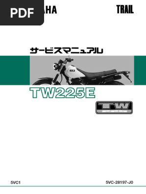 Yamaha Motorcycle Service Manual | PDF