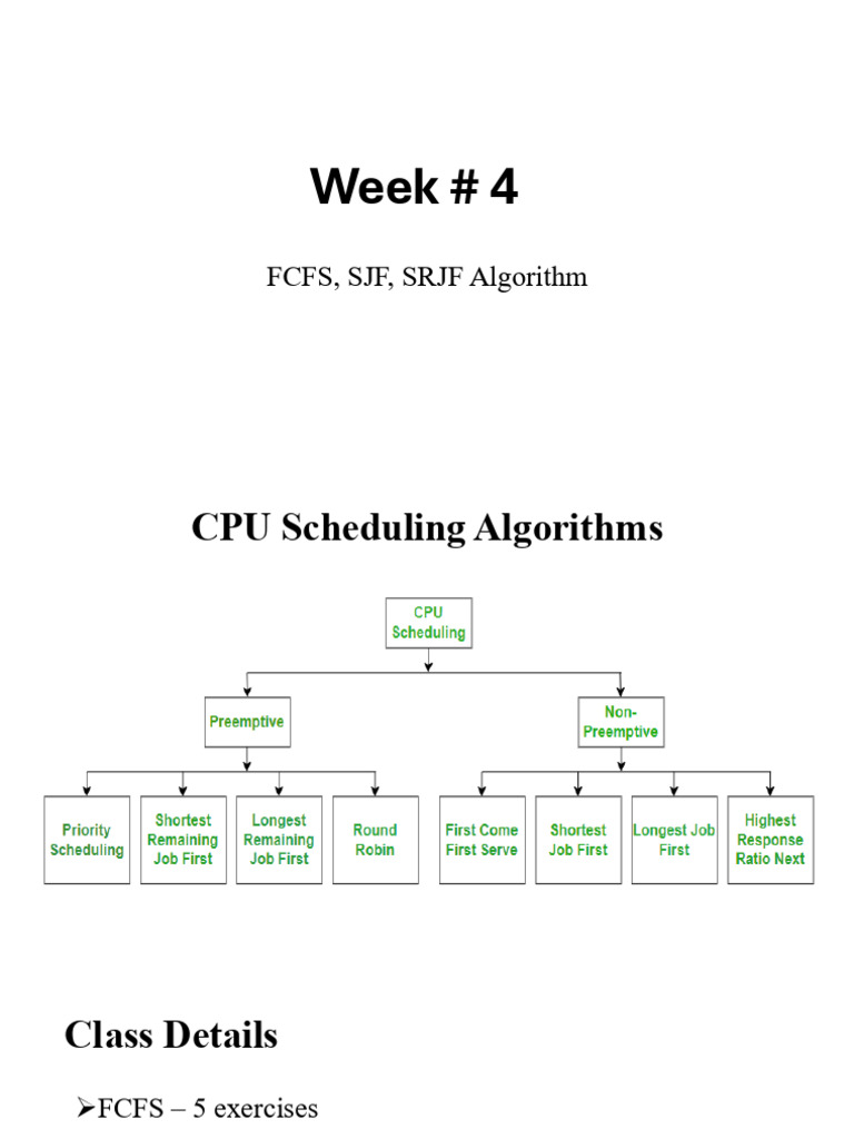 CPU Scheduling Exercises | PDF | Algorithms