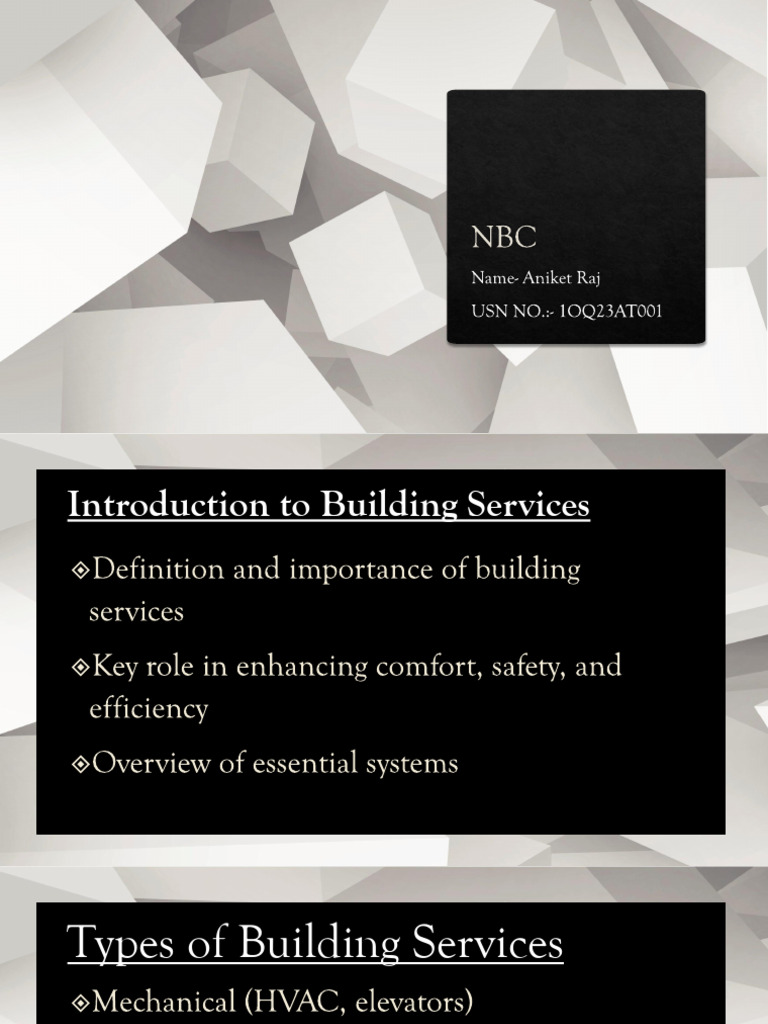 Overview of Building Services Systems | PDF