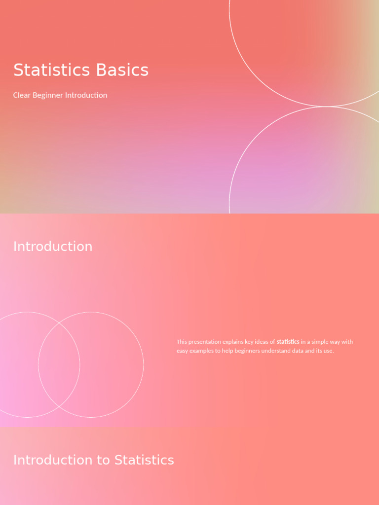 Statistics Basics | PDF