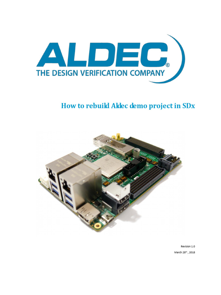 Rebuild Aldec Demo Project in SDx | PDF | Field Programmable Gate Array ...