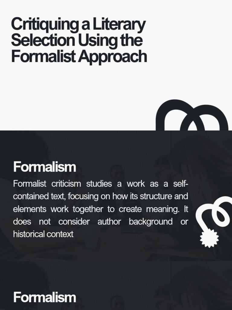 Critiquing a Literary Selection Using the Formalist 20260116 194556 0000 |  PDF | Narration