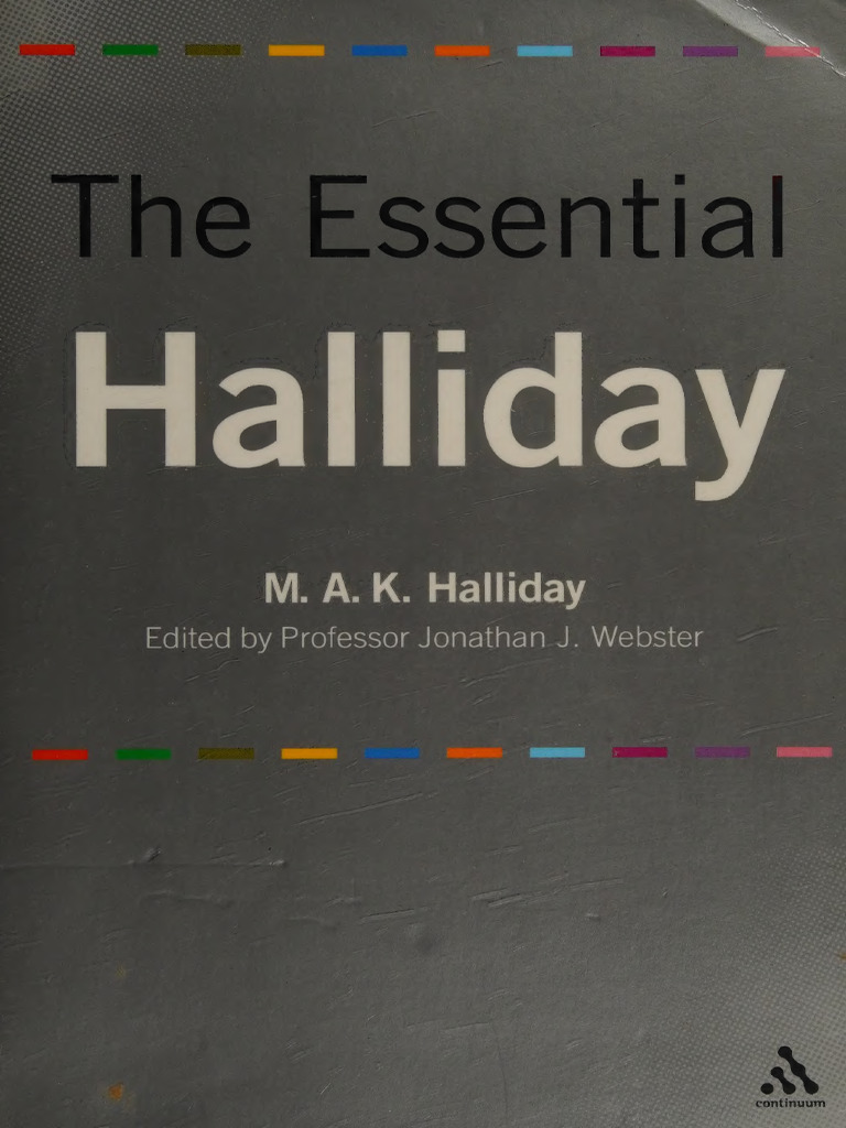 Essential Concepts of Halliday's Linguistics | PDF | Semantics ...