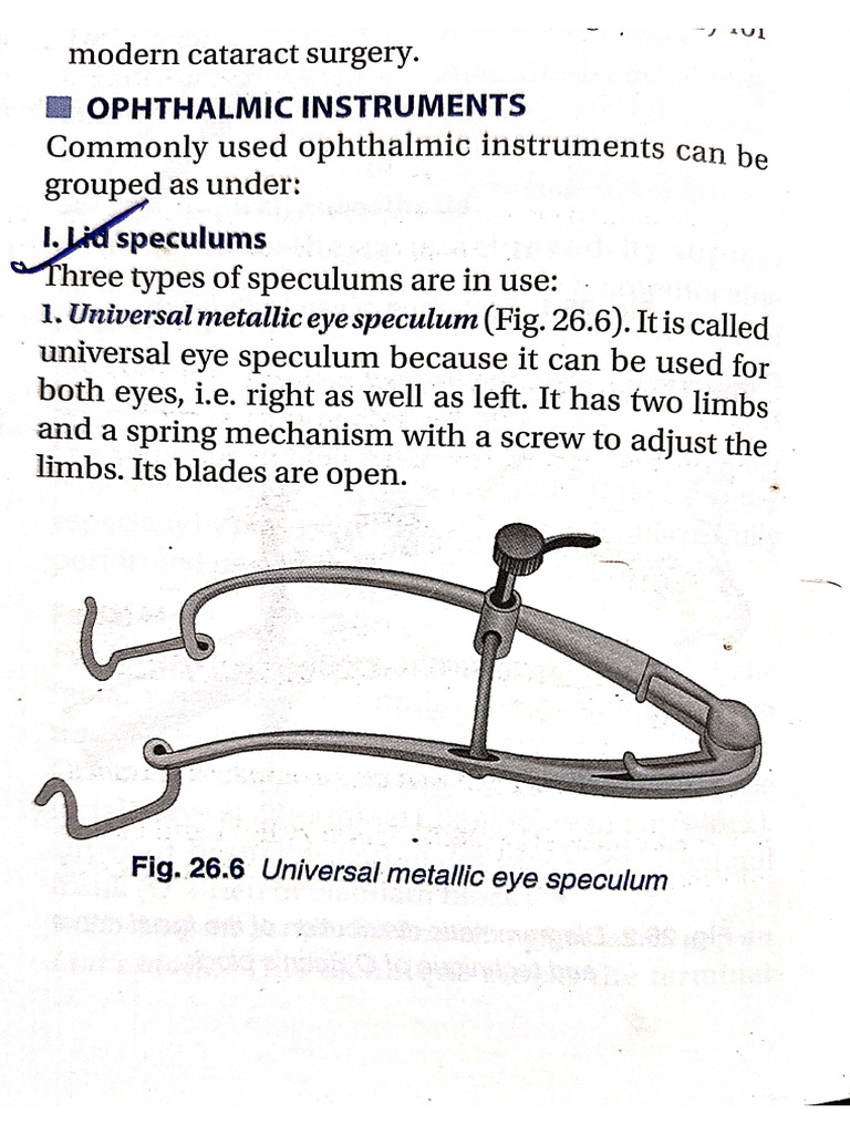 Ophthal Instruments | PDF