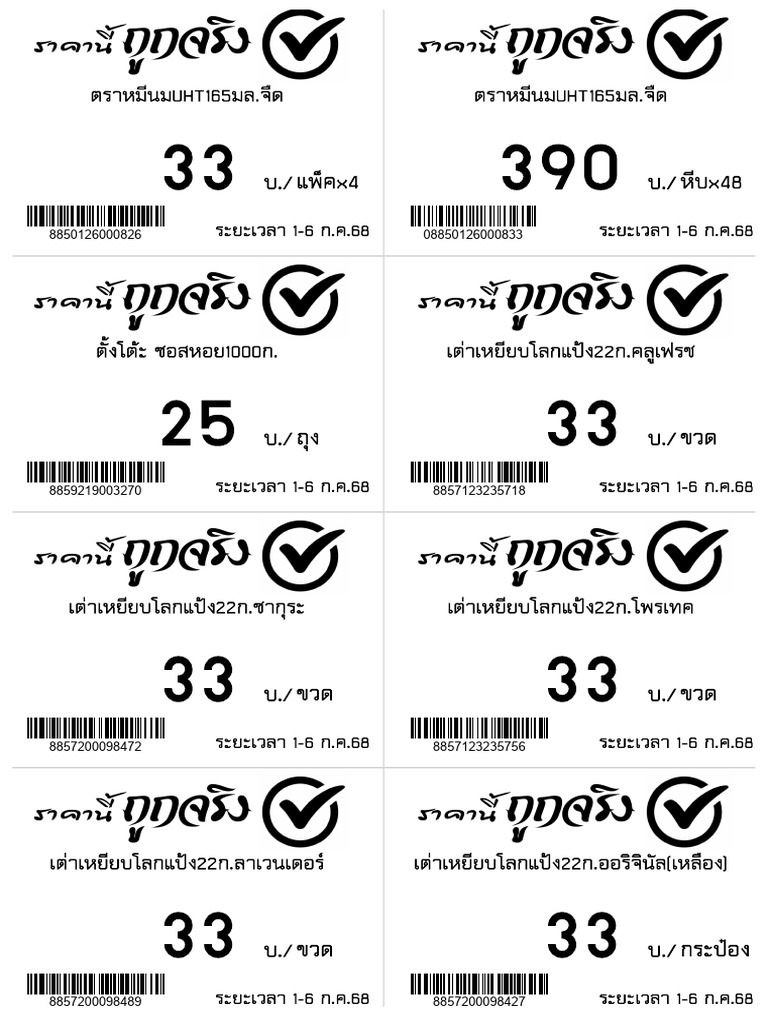 Product Codes List for Inventory | PDF
