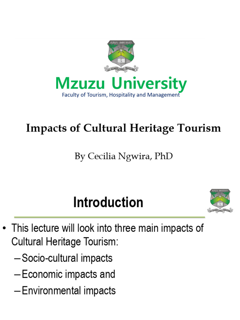 Impacts of Cultural Heritage Tourism | PDF | Cost Of Living | Tourism