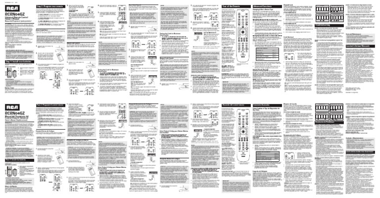Universal Remote Programming Guide | PDF | Remote Control | Radio