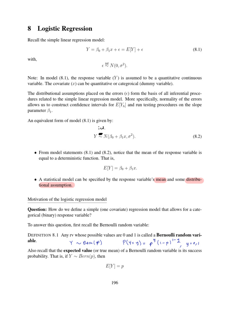 Logistic Regression Explained | PDF | Regression Analysis | Logistic ...