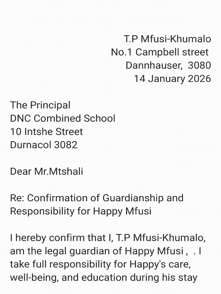 Guardian Confirmation | PDF