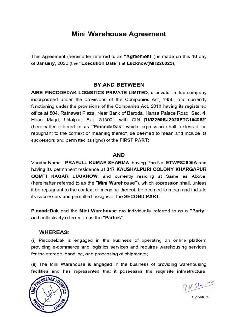 SIGNED AGREEMENT Pksaritasharma Gmail.com 696135cb3b553dd18869206f Mini ...