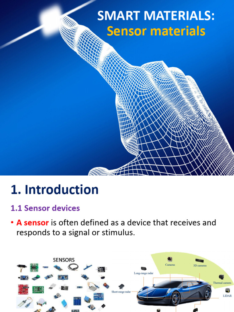 Understanding Sensor Materials and Types | PDF | Sensor | Pressure ...
