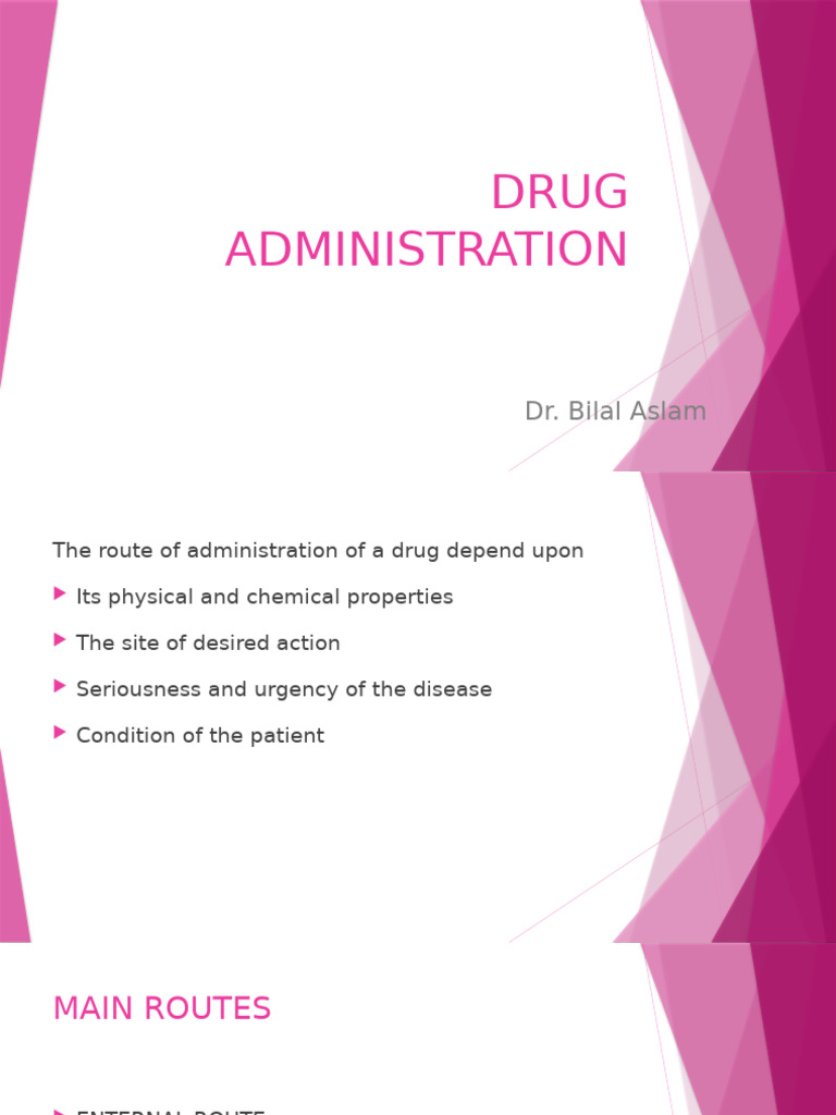 Drug Administration | PDF | Injection (Medicine) | Drugs