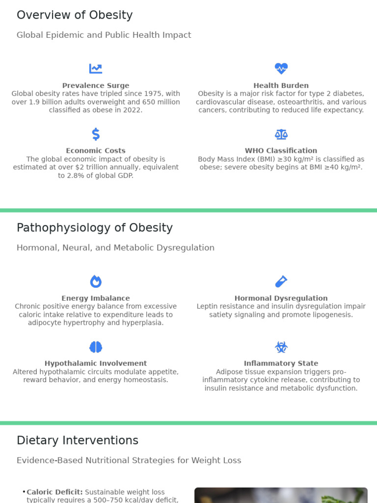Understanding Obesity: Causes and Solutions | PDF | Obesity | Weight Loss