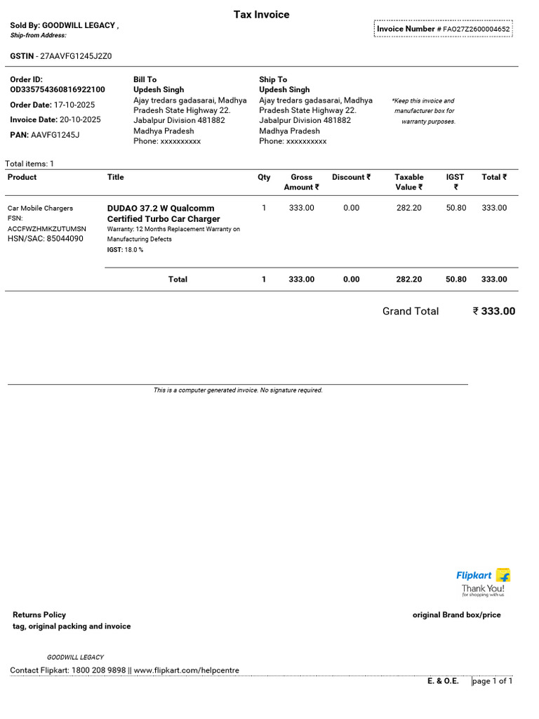 Od 335754360816922100 | PDF | Payments | Taxes