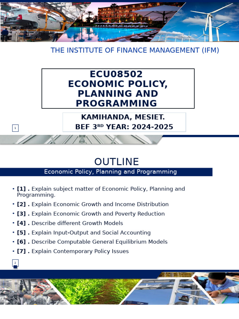 Economic Policy and Growth Strategies | PDF | Income Distribution | Poverty