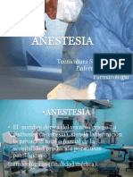 Anestesia