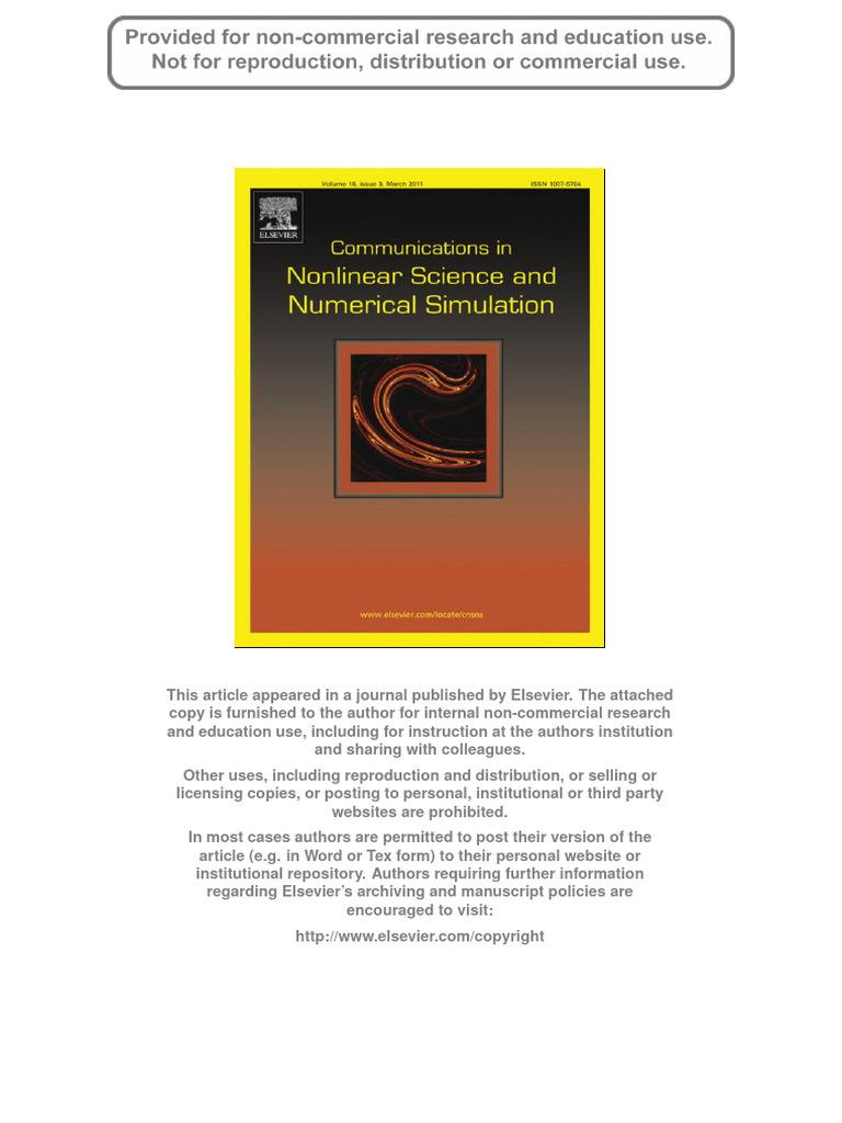 Numerical Method for Coupled Burgers' Equation | PDF | Numerical ...