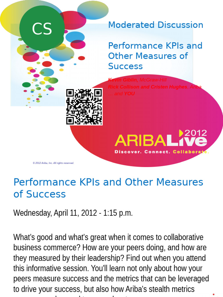 Performance KPIs for Business Success | PDF | Performance Indicator ...
