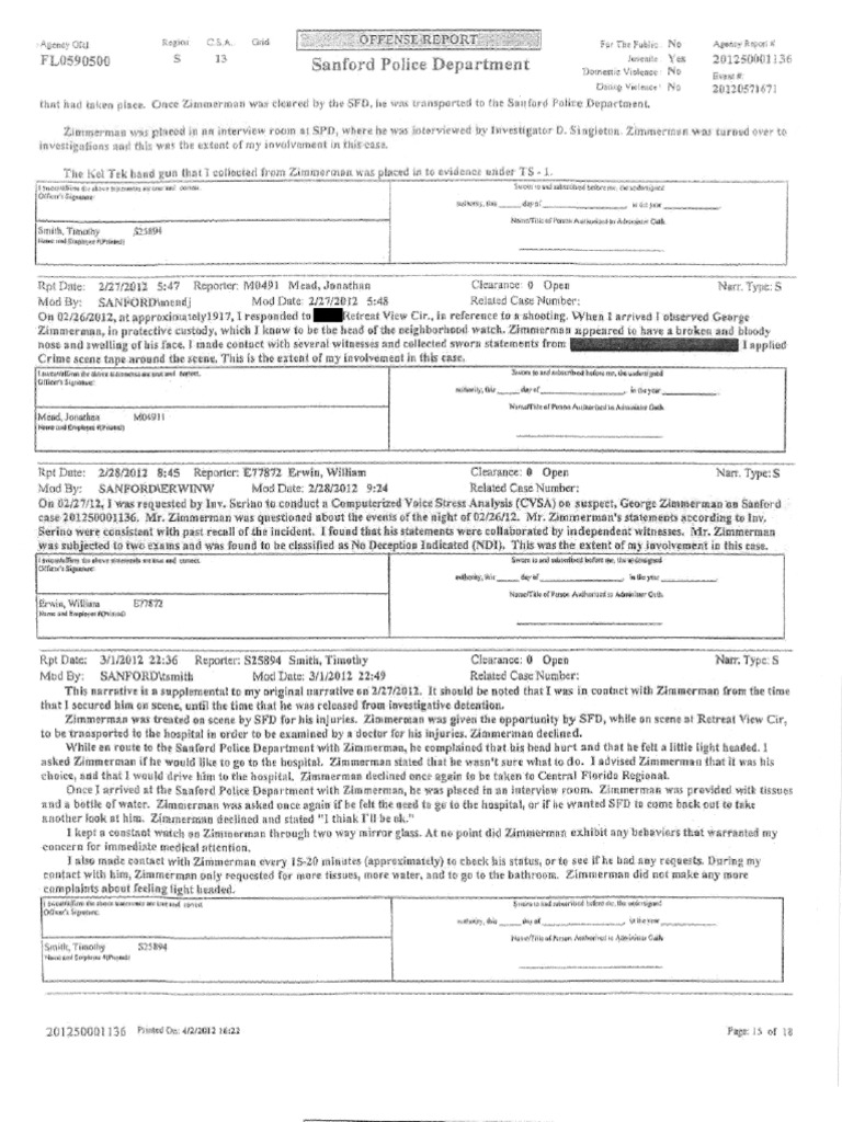 Pages From Police Reports Without Statements Redacted | PDF | Foreign ...