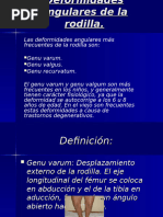 Genu Valgo y Varo en Niños: Diagnóstico y Manejo | PDF | Rodilla ...