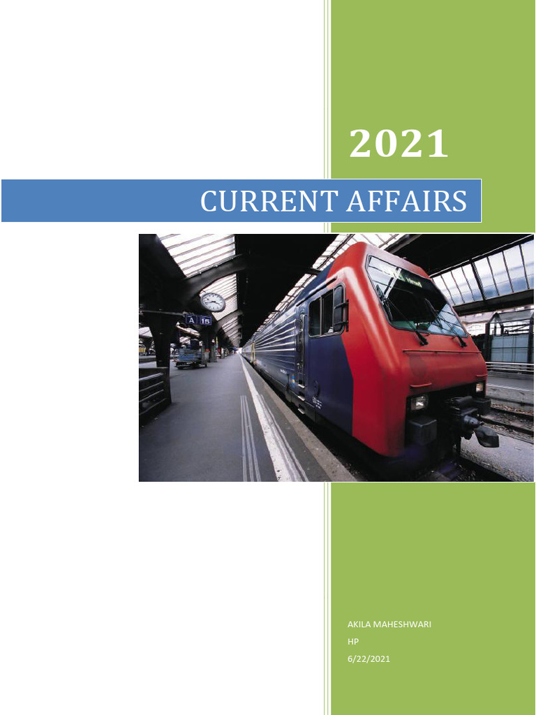 Current Affairs Syllabus for BAMMC I | PDF