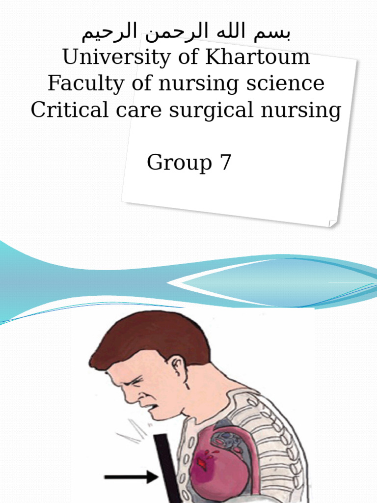 Chest Trauma: Nursing Management Guide | PDF | Thorax | Medical Specialties