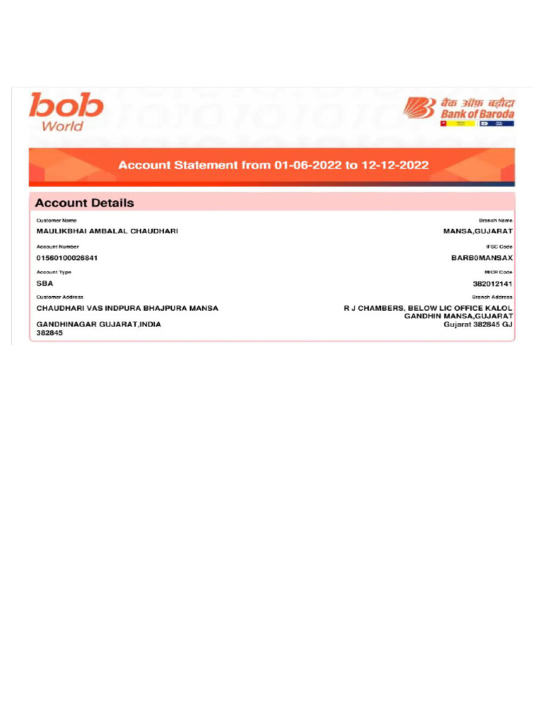 Bob Statment (1) | PDF
