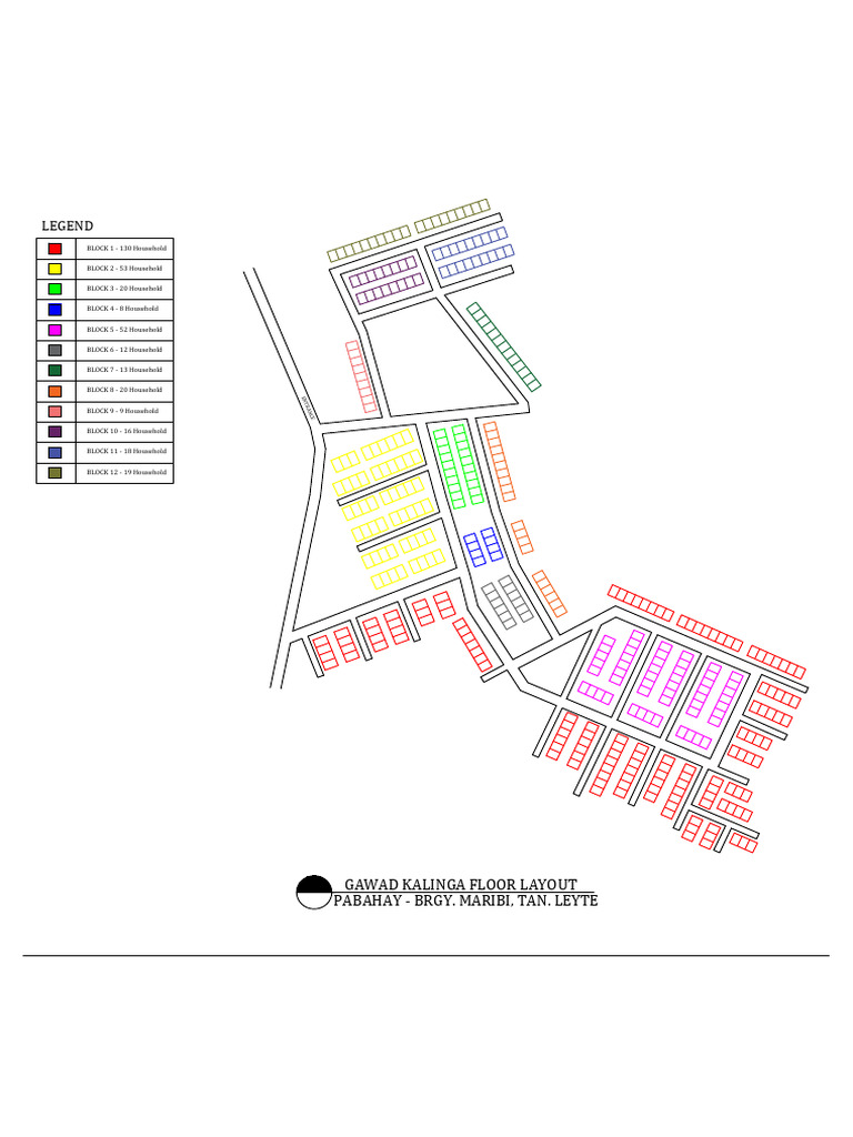 Gawad Kalinga Floor Layout - Tanauan | PDF