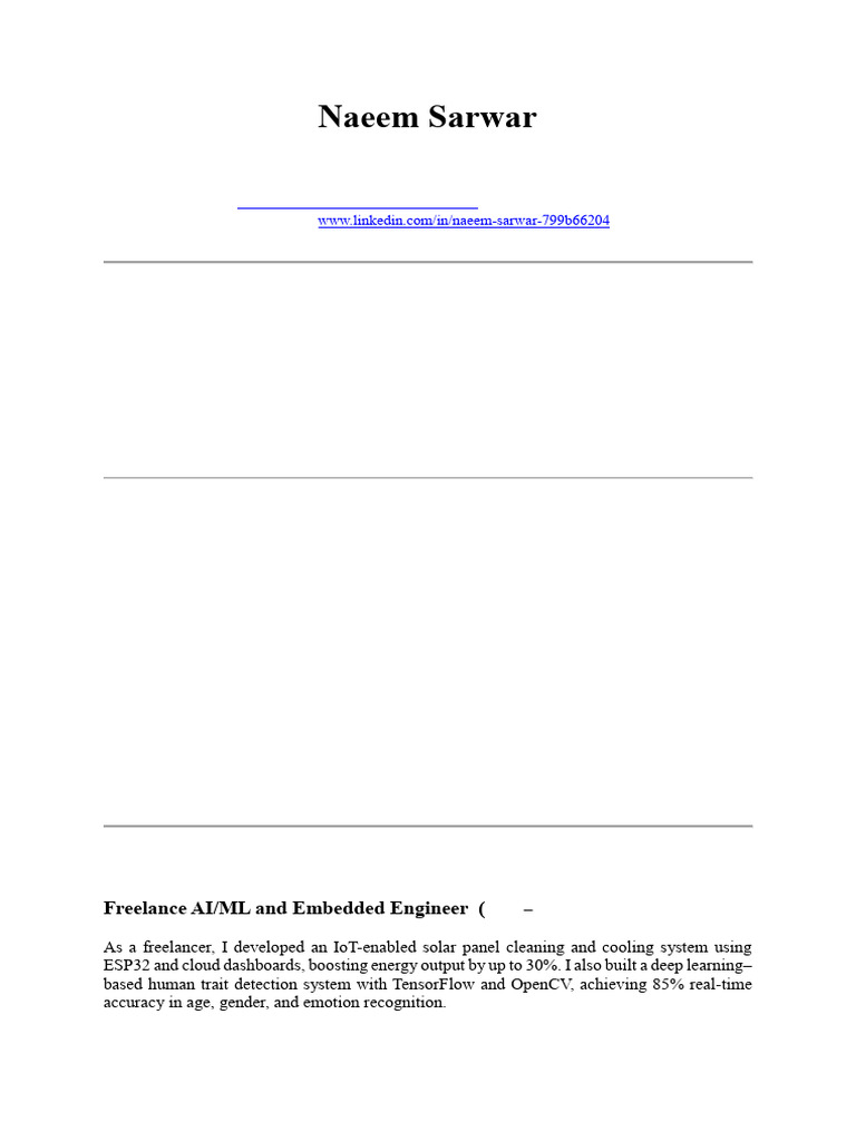 Data Scientist & AI Trainer Profile | PDF | Machine Learning ...