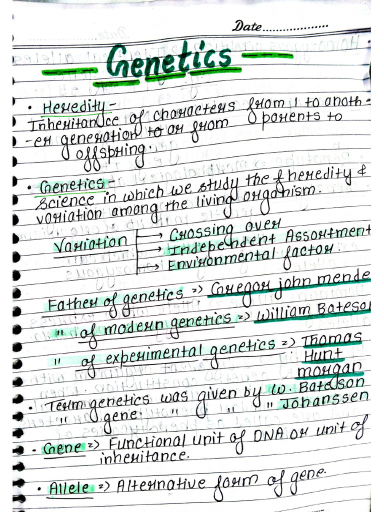 Genetics | PDF
