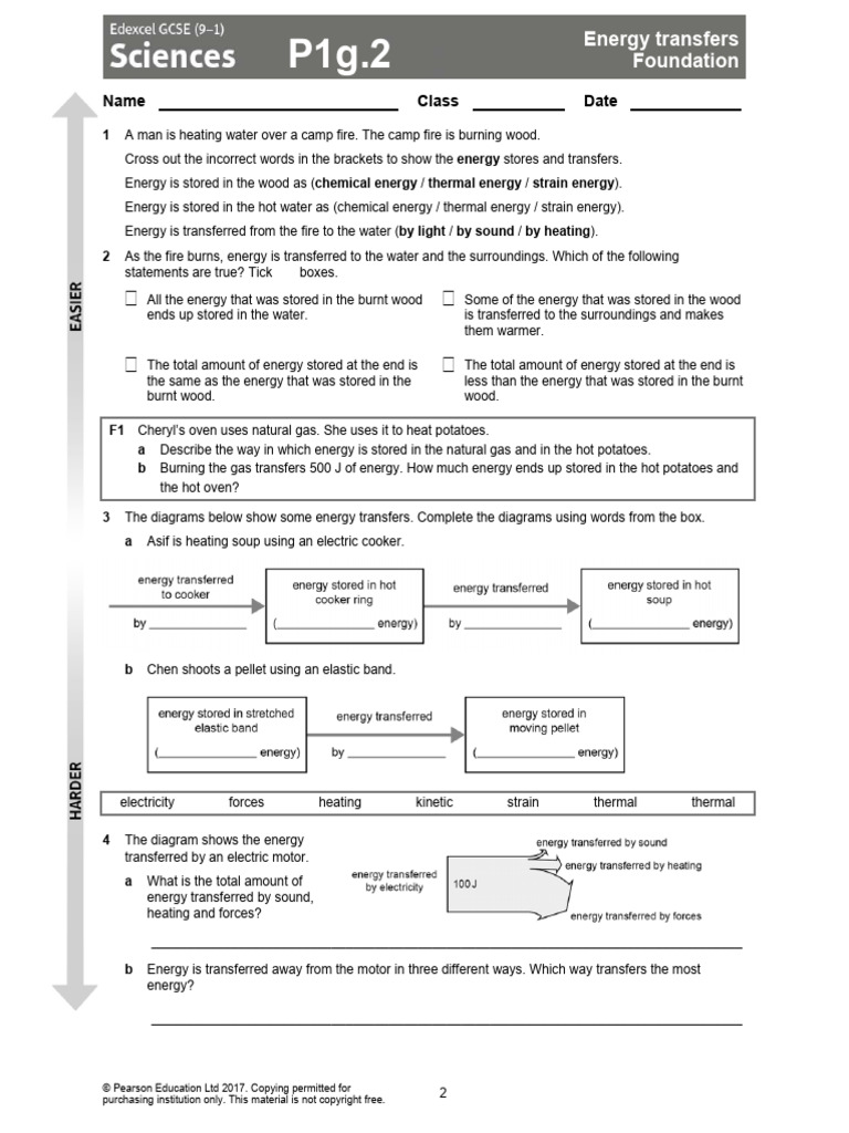 Energy Transfers in Heating Processes | PDF | Heat | Applied And ...