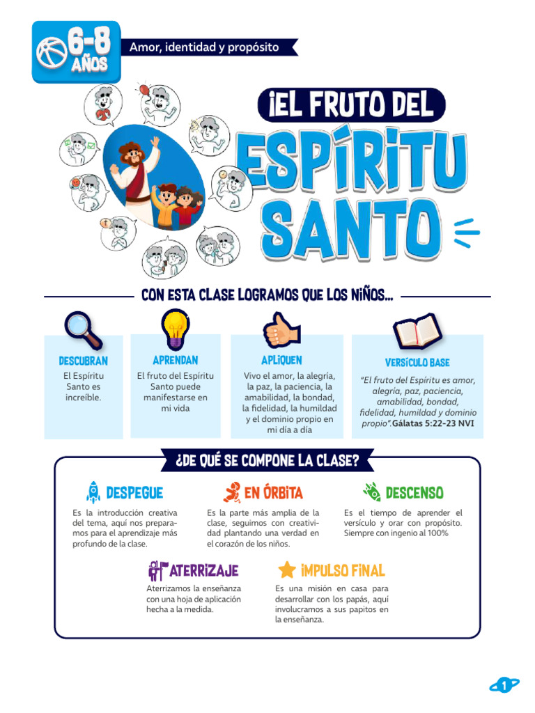 6 8 ¡El Fruto Del Espiritu Santo | PDF | Fruto Del Espiritu Santo | Amor