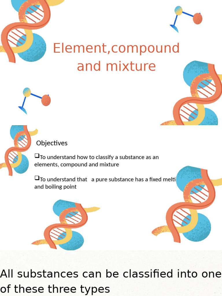 Elements, Compounds, and Mixtures Explained | PDF | Filtration ...