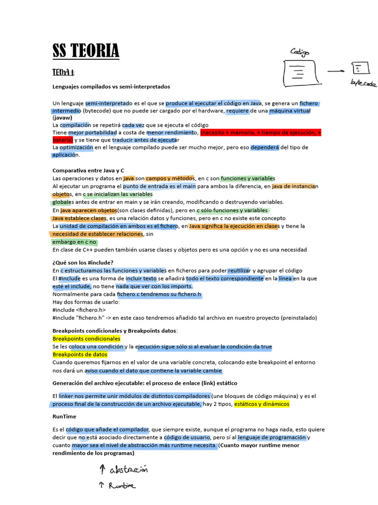 Comparativa de Lenguajes: Java vs C | PDF | Hilo (Computación) | Java ...