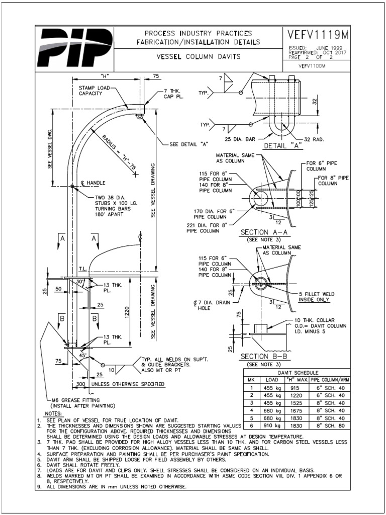 Top Davit Arm 1 | PDF