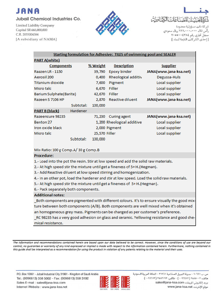 Product Use Disclaimer and Recommendations | PDF