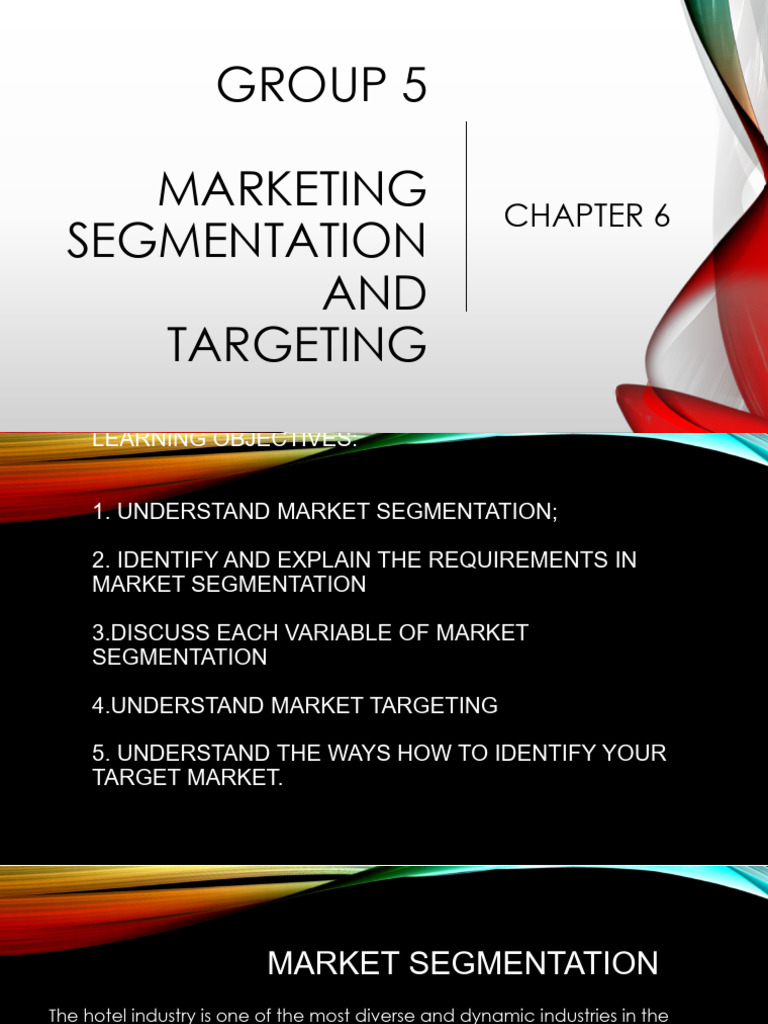 Hotel Market Segmentation Guide | PDF | Market Segmentation | Marketing