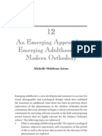 An Emerging Approach To Emerging Adulthood and Modern Orthodoxy