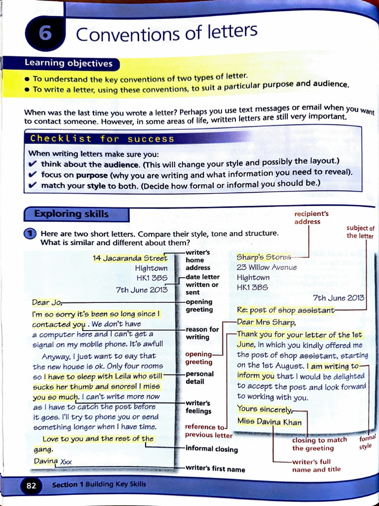 Conventions of Letters | PDF