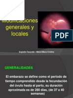 Modificaciones Locales y Generales