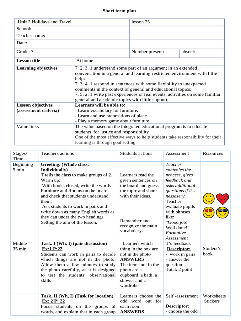 LP Eng Plus 7 term 2 | PDF | Question | Vocabulary