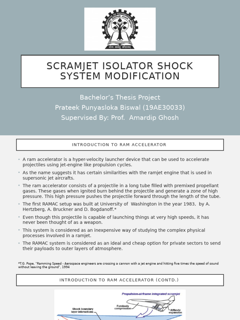 Isolator Shock Modification | PDF | Shock Wave | Dynamics (Mechanics)