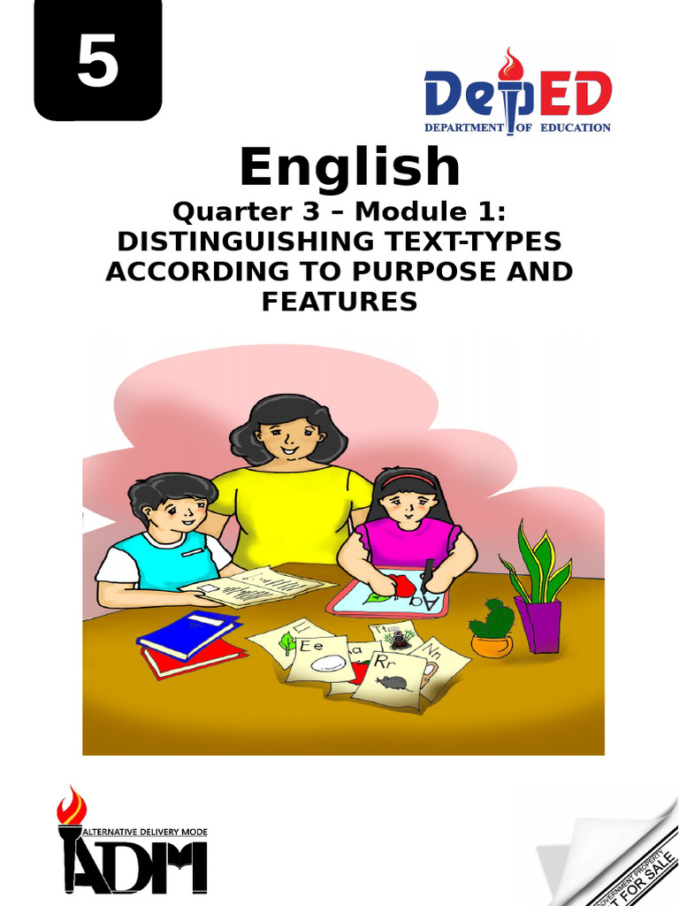 Distinguishing Text Types in English 5 | PDF | Stars | Learning