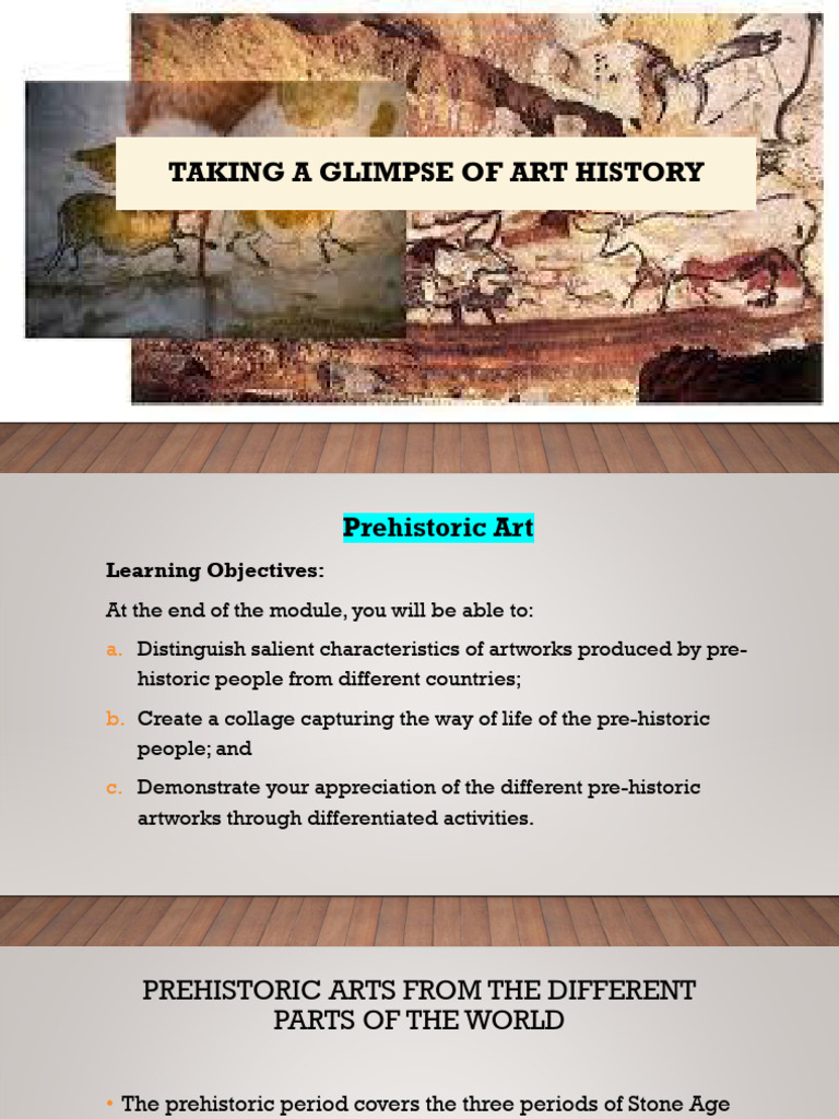 Overview of Prehistoric Art History | PDF | Stone Age