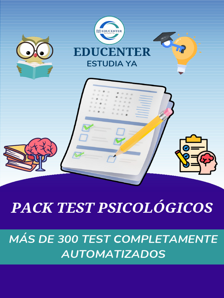 Más de 300 Test Psicológicos Automatizados | PDF | Inteligencia | Ansiedad