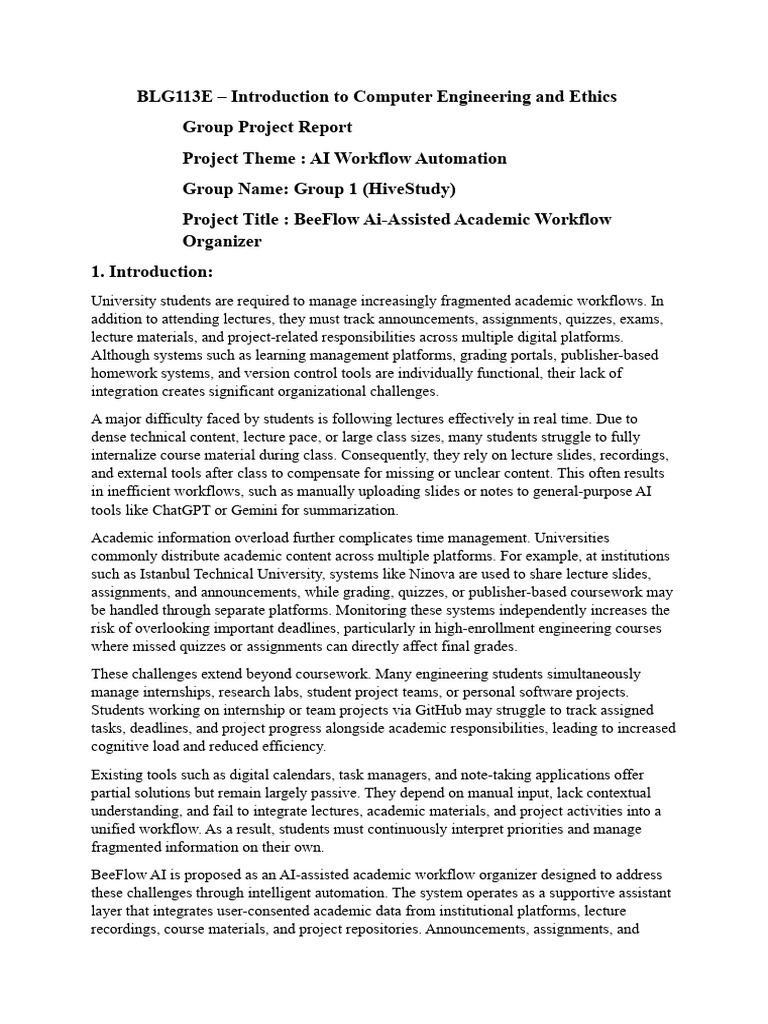 AI Workflow Automation for Students | PDF | Information Science | Computing