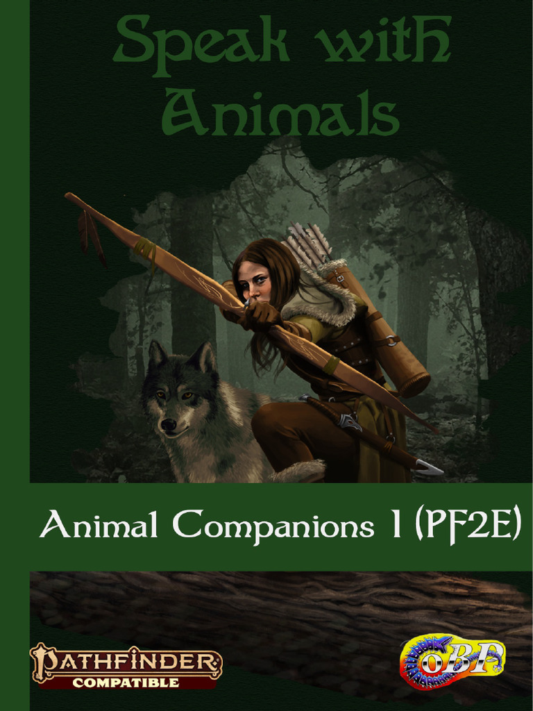 Animal Companions for Pathfinder 2E | PDF | Coyote | D20 System